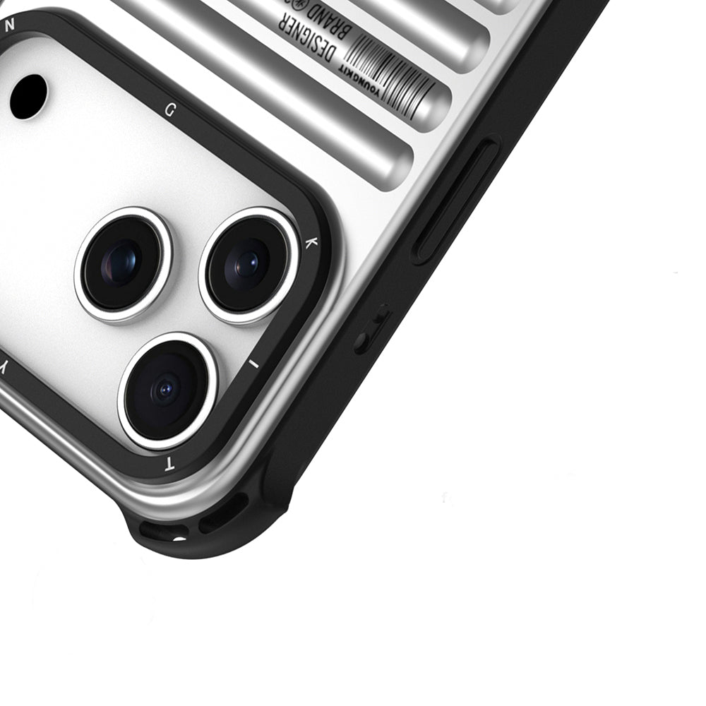 Apple iPhone 17 Pro Max Kılıf Mat Renkli Tasarım Youngkit True Color Serisi Kapak Turuncu