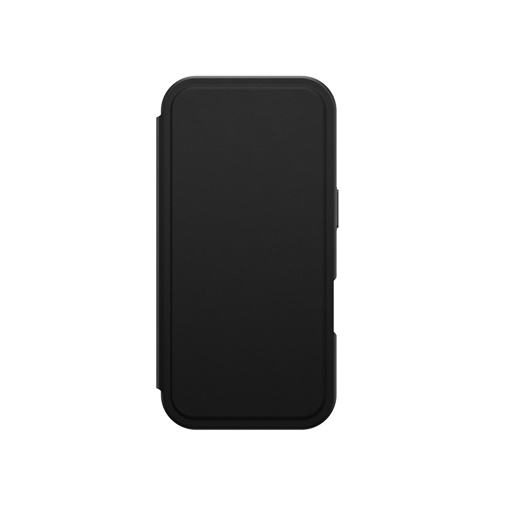 Apple iPhone 17 Pro Max PU Kartlıklı Kapaklı Amazingthing Glamour Foilo Serisi Kılıf Turuncu