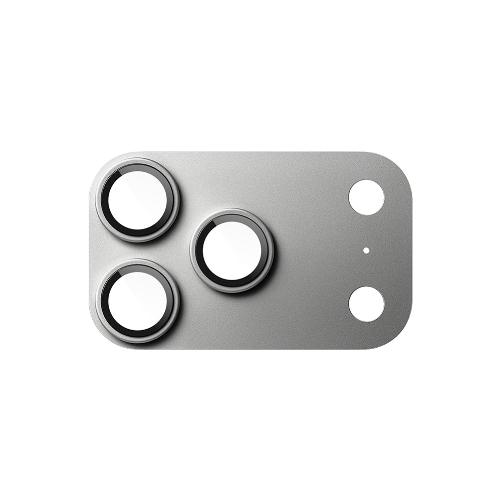 Apple iPhone 17 Pro Max Wiwu LG-012 Armor Deck Oleofobik Anti Reflective 9H Kamera Lens Koruyucu Gümüş