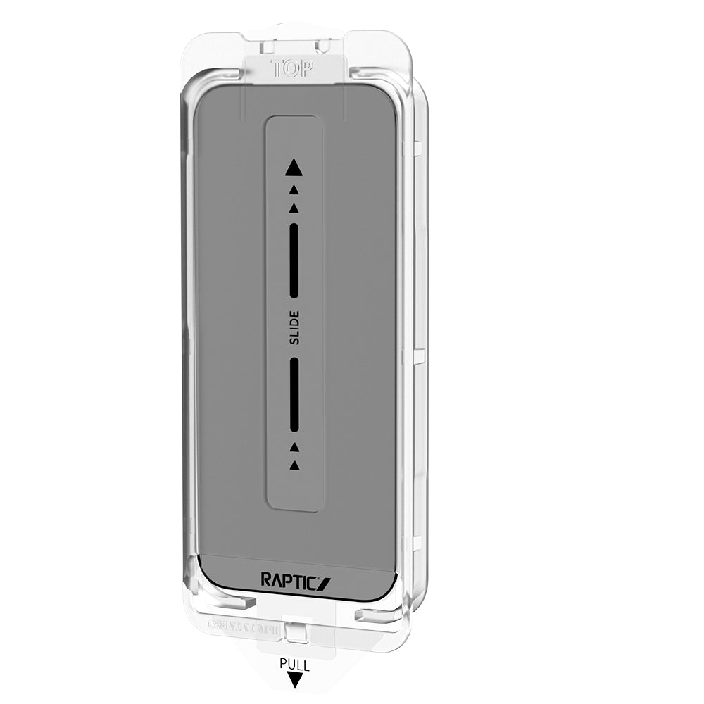 Apple iPhone 17 Pro Raptic Air Glass 2.5D Privacy Hayalet Ekran Koruyucu 2 Adet + Kolay Uygulama Aparatlı Siyah