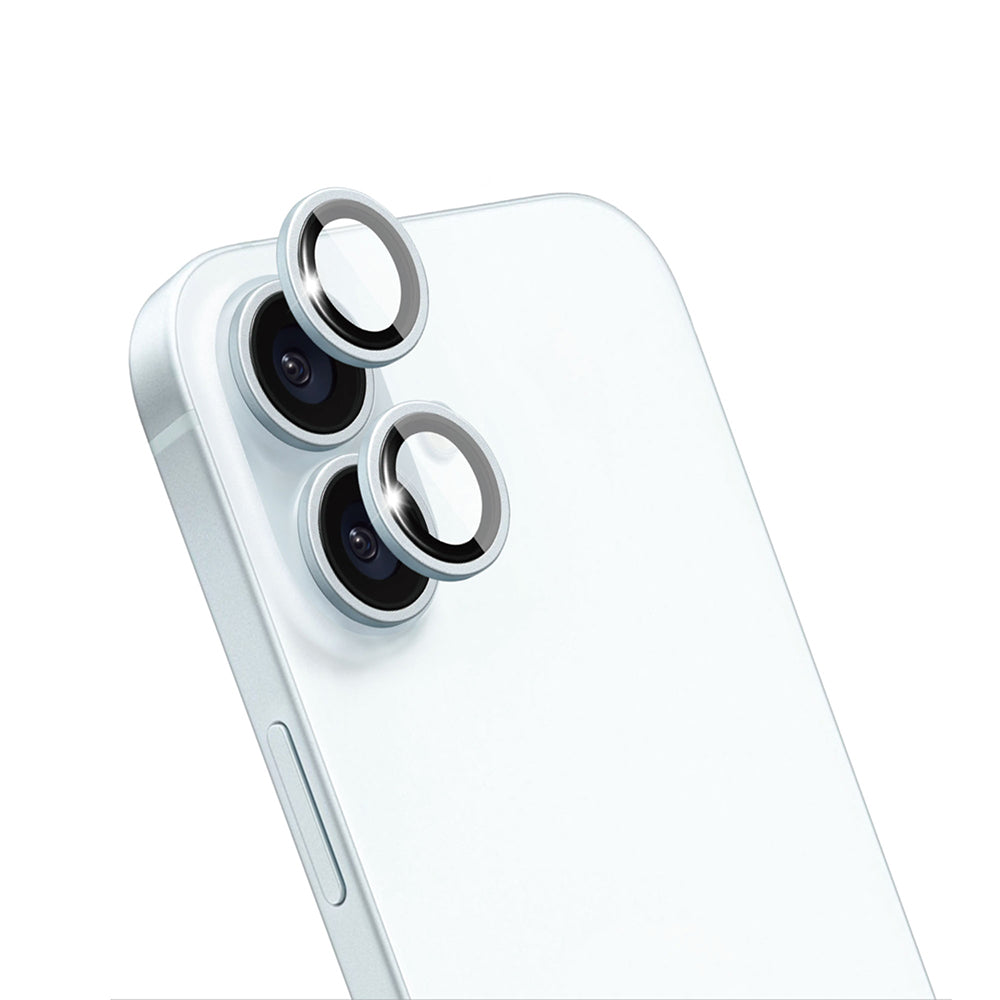 Apple iPhone 17 Wiwu LG-005 Falcon Anti Reflective Çizilmeye Karşı Dayanıklı Kamera Lens Koruyucu Gümüş