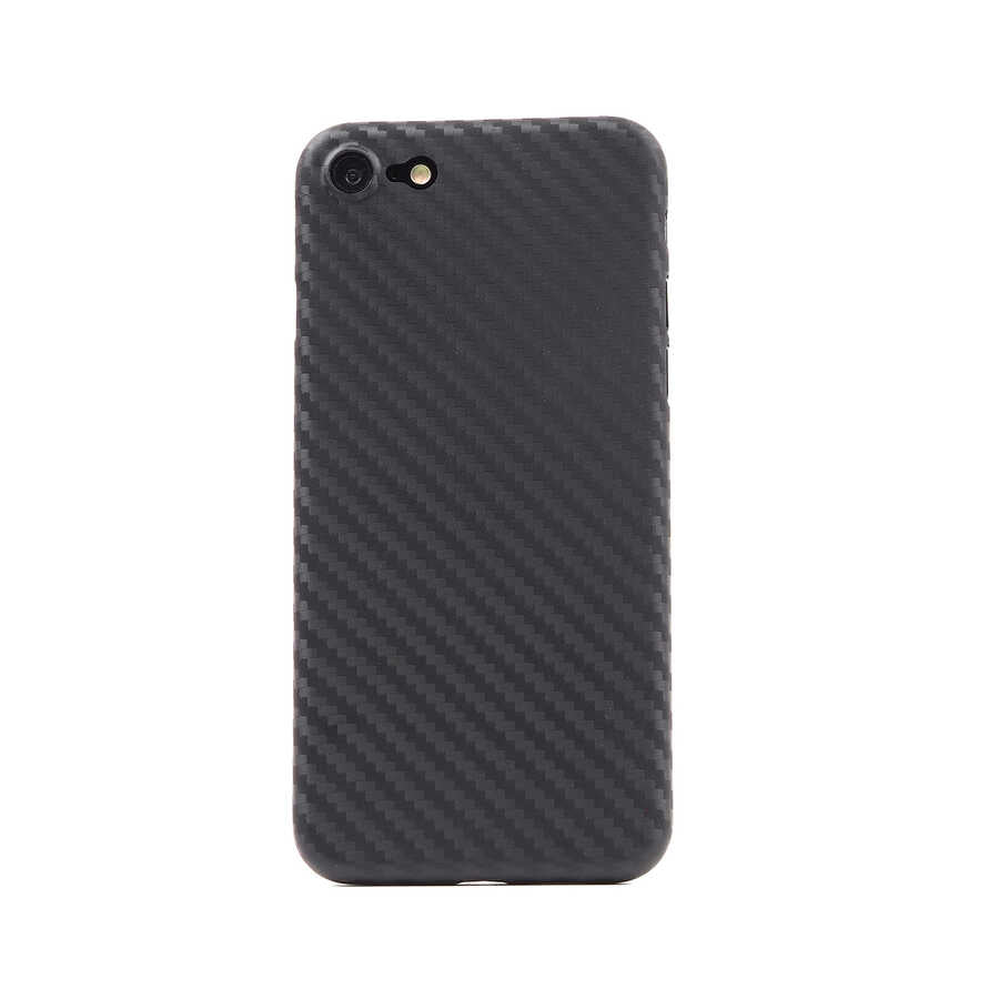 Apple iPhone 7 Kılıf Wiwu Skin Carbon PP Kapak Siyah
