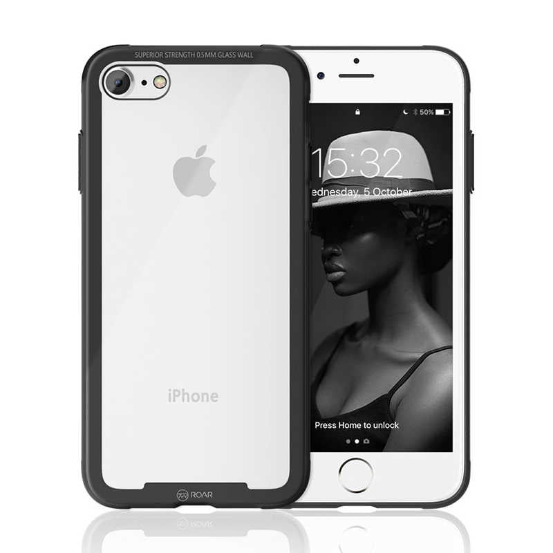 Apple iPhone 7 Kılıf Roar Glassoul Airframe Kapak Beyaz