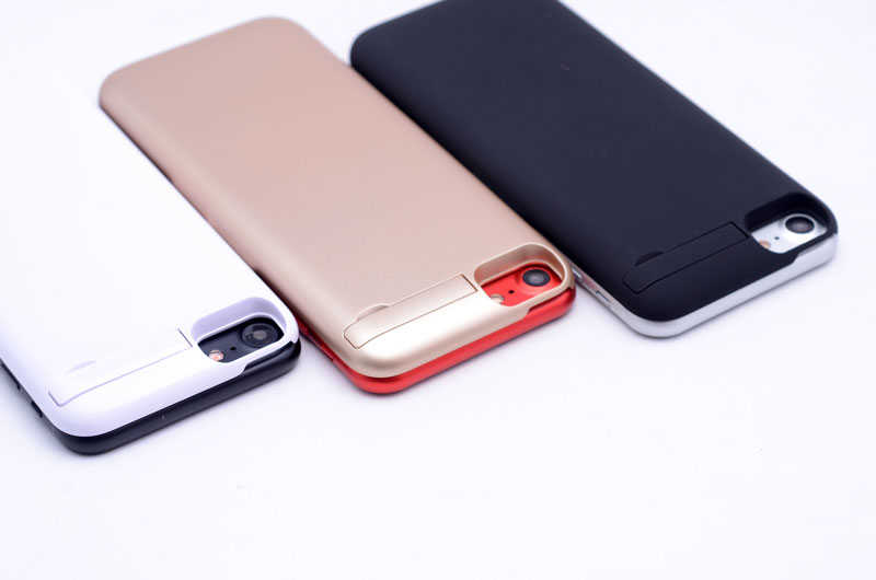 Apple iPhone 7 Plus Şarjlı Kılıf Harici Batarya Siyah