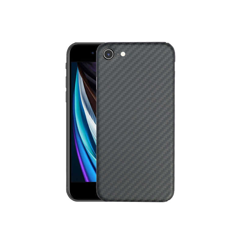 Apple iPhone 8 Kılıf Wiwu Skin Carbon PP Kapak Siyah