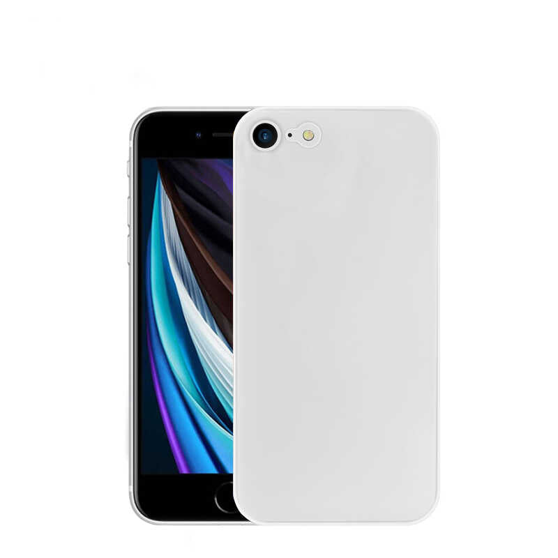 Apple iPhone 8 Kılıf Wiwu Skin Nano PP Kapak Beyaz