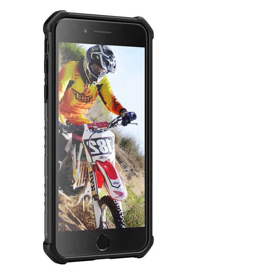 Apple iPhone 8 Kılıf Wlons Mit Kapak Kırmızı