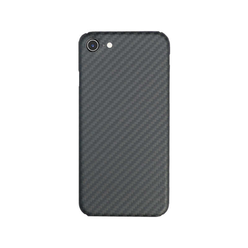 Apple iPhone SE 2022 Kılıf Wiwu Skin Carbon PP Kapak Siyah