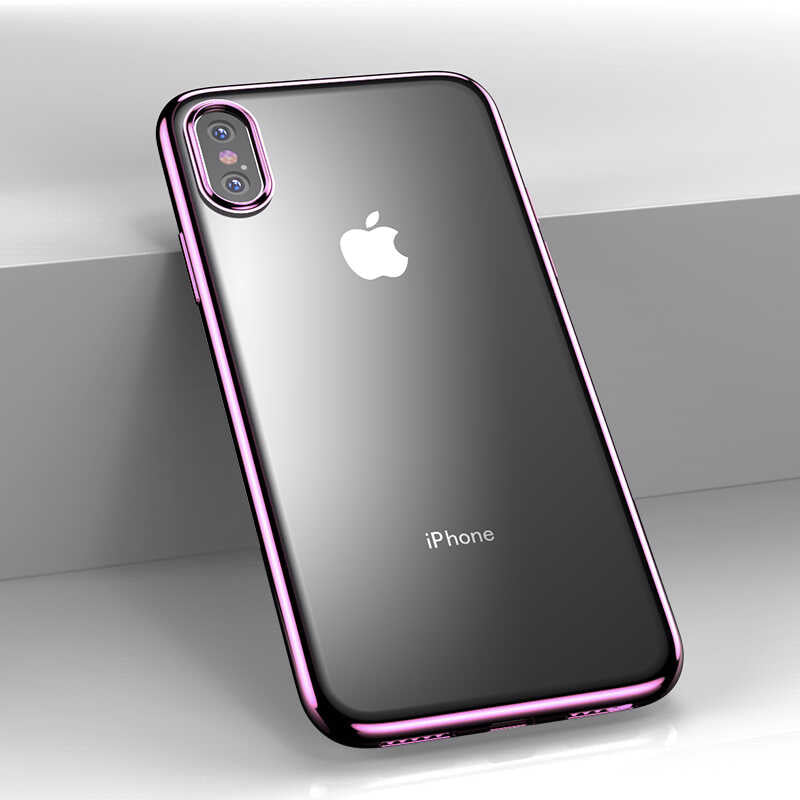 Apple iPhone X Benks Magic Glitz Ultra-Thin Transparent Protective Soft Kapak Yeşil