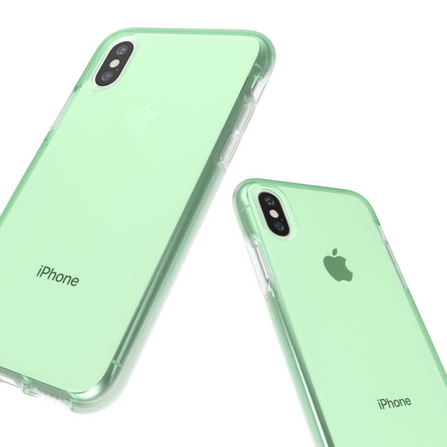 Apple iPhone X Ice Cube Kapak Siyah