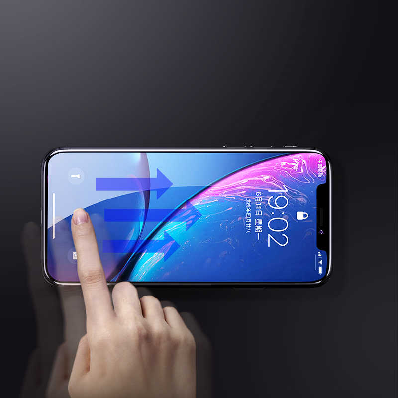 Apple iPhone XR 6.1 Benks 0.3mm V Pro Ekran Koruyucu Siyah