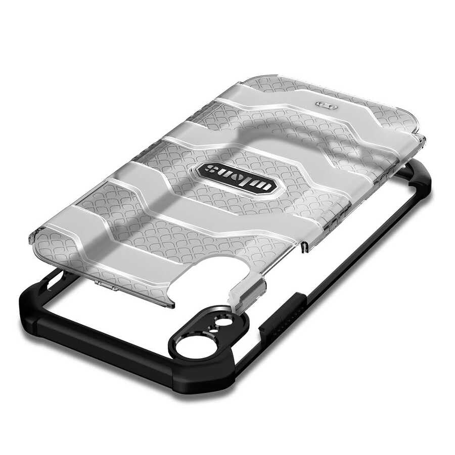 Apple iPhone XR 6.1 Kılıf Wlons Mit Kapak Kırmızı