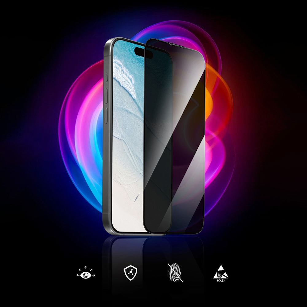 Apple iPhone XR 6.1 Wiwu GT-015 Oleofobik Darbeye Karşı Dayanıklı Temperli Ekran Koruyucu 10'lu Paket Siyah