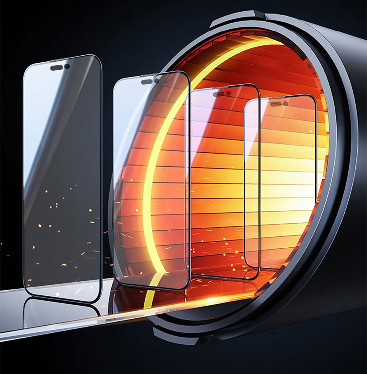 Apple iPhone XR 6.1 Wiwu iVista Screen Matte Ultra Güçlü Temperli Mat Ekran Koruyucu Siyah