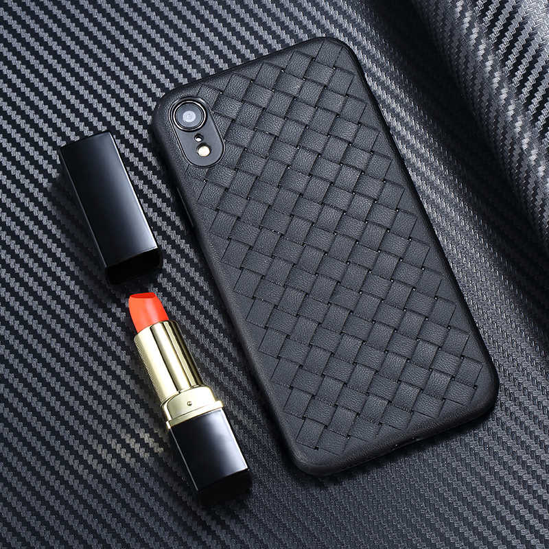 Apple iPhone XR Kılıf Benks Weavelt Tpu Protective Kapak Mavi