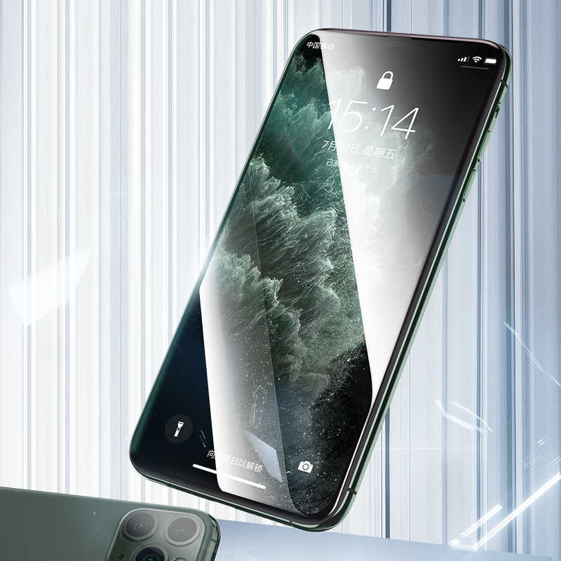 Apple iPhone XS 5.8 Benks 0.3mm V Pro Full Curved Ekran Koruyucu Siyah