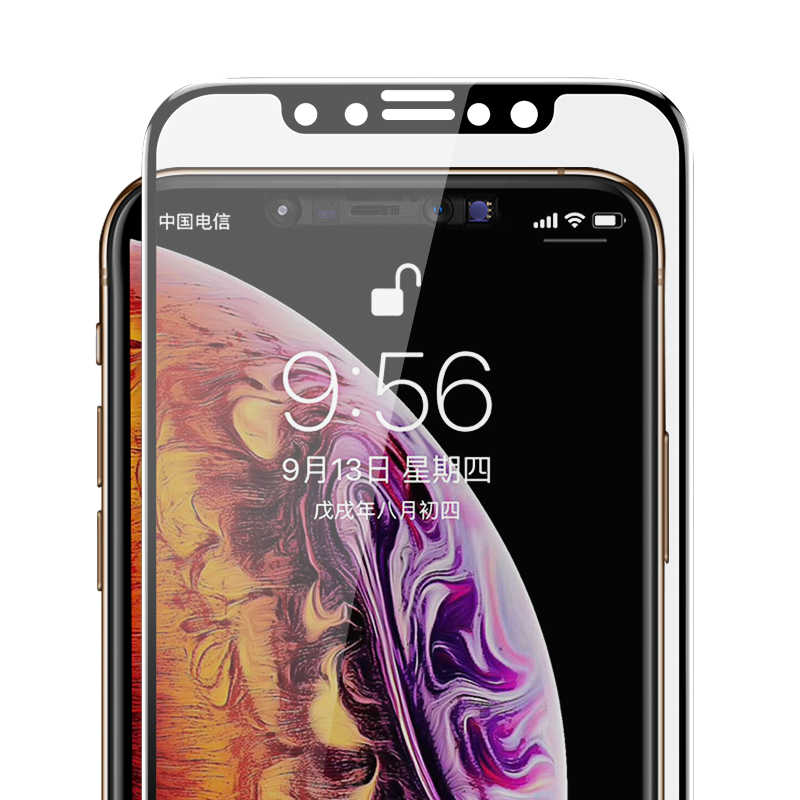 Apple iPhone XS 5.8 Benks 0.3mm V Pro Privacy Ekran Koruyucu Siyah