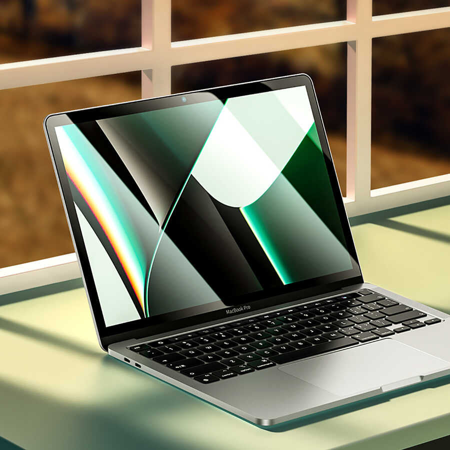 Apple Macbook 14.2' 2021 Benks AR (Anti Reflective) Yansıma Önleyici Ekran Koruyucu Renksiz