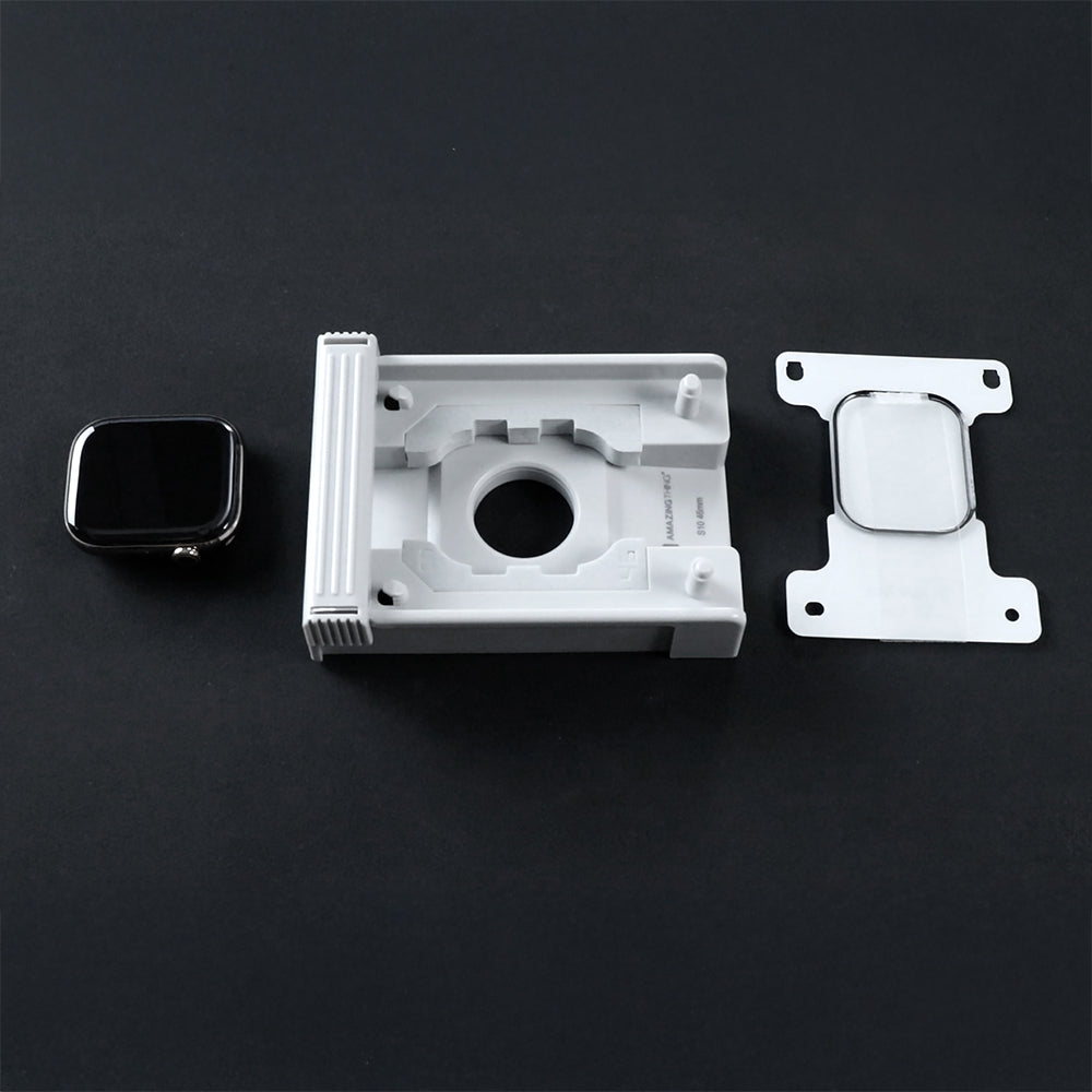 Apple Watch 10 42mm Amazingthing Radix Protective Parmak İzi Bırakmayan HD Ekran Koruyucu Film + Kolay Uygulama Aparatı Şeffaf