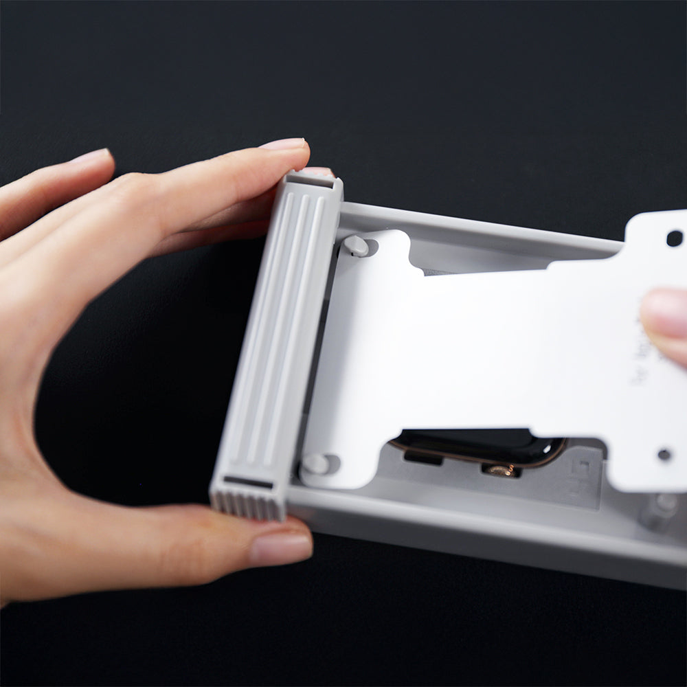 Apple Watch 10 42mm Amazingthing Radix Protective Parmak İzi Bırakmayan HD Ekran Koruyucu Film + Kolay Uygulama Aparatı Şeffaf