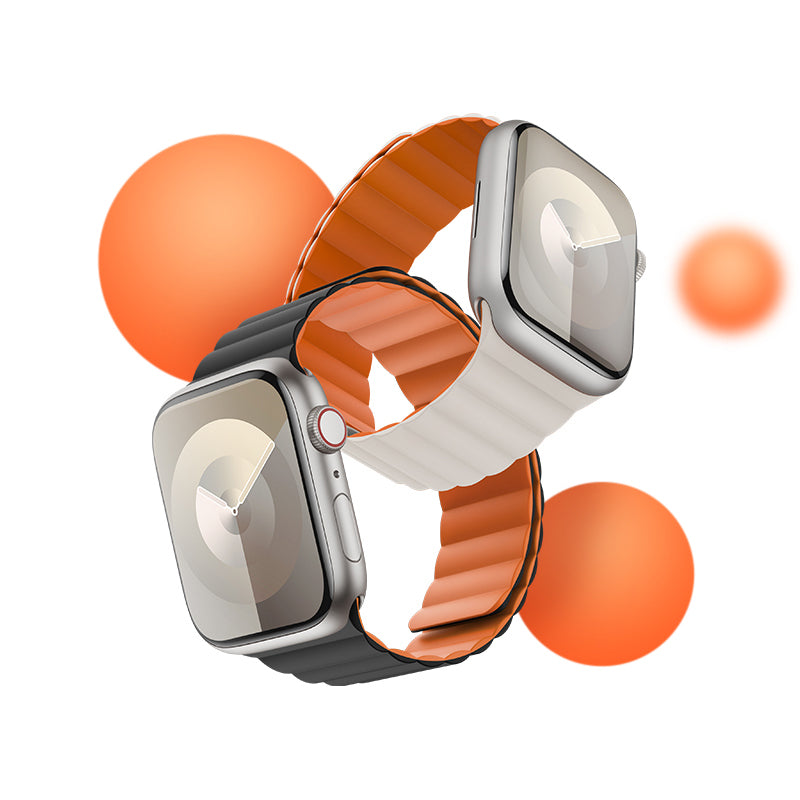 Apple Watch 10 42mm Benks Magnetik Tak Çıkar Silikon Strap Kayış Siyah