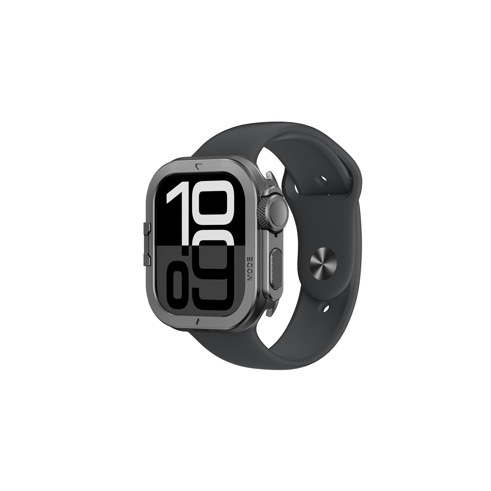 Apple Watch 10 46mm Amazingthing Premium Armor Fit FullGuard Metal Kasa ve Ekran Koruyucu Gri