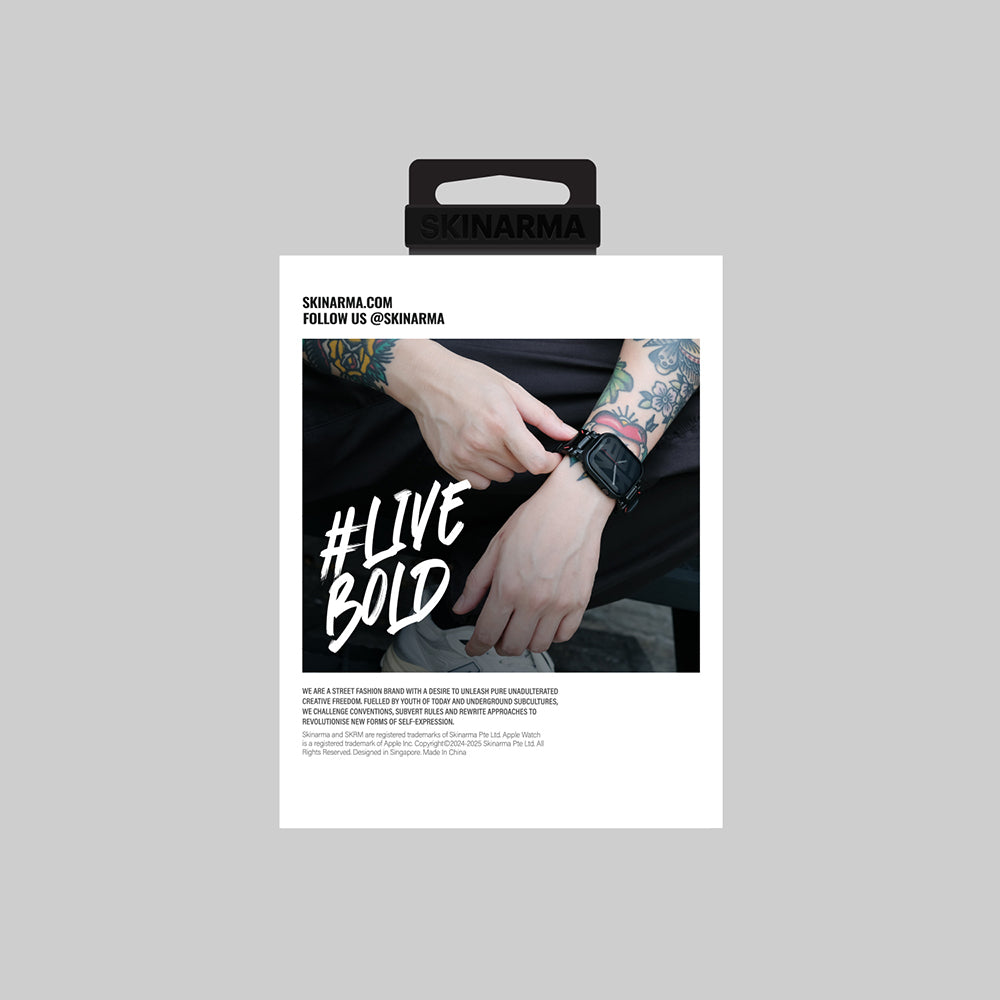 Apple Watch 10 46mm Skinarma Gado Sert Silikon Kasa ve Ekran Koruyucu Şeffaf