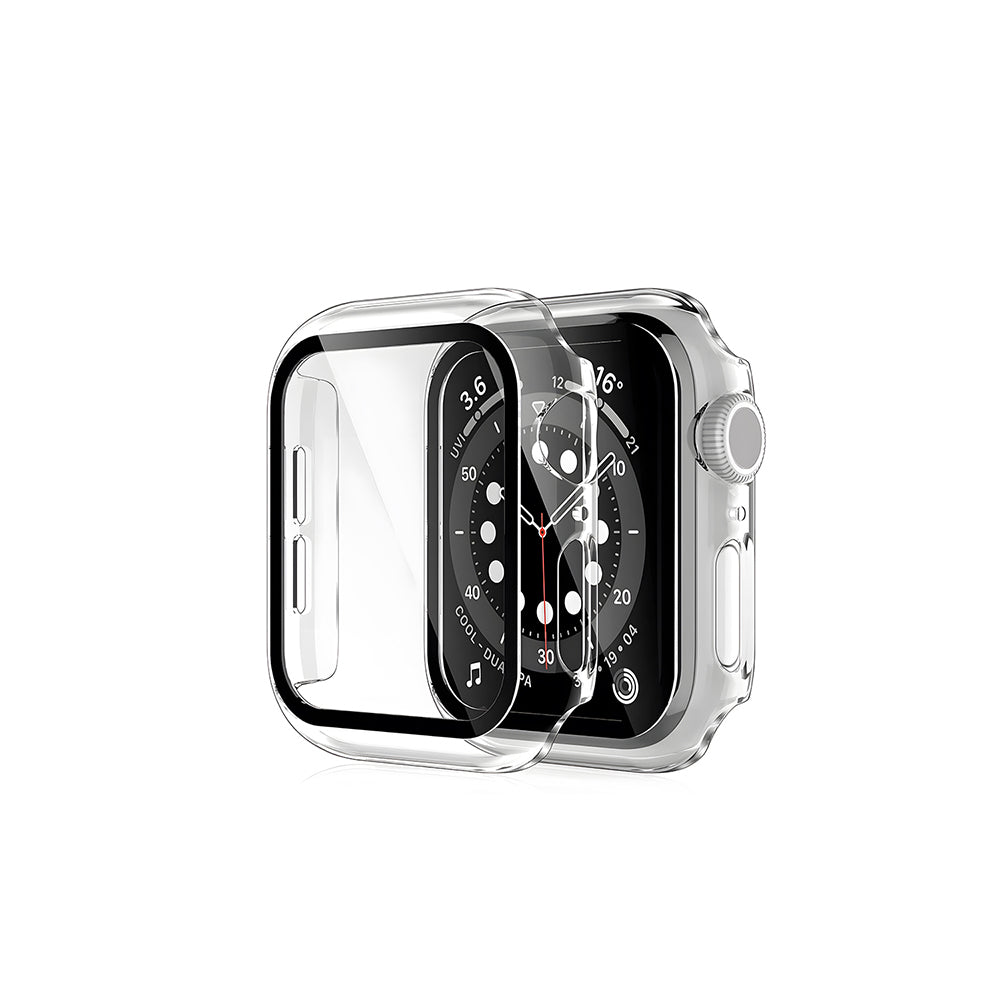Apple Watch 10 46mm Wiwu JD-108 Kasa Koruyucu + HD Ekran Koruyucu Film Şeffaf