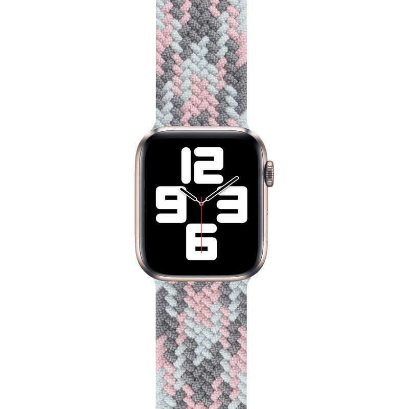 Apple Watch 38mm Wiwu Braided Solo Loop Contrast Color Large Kordon NO4