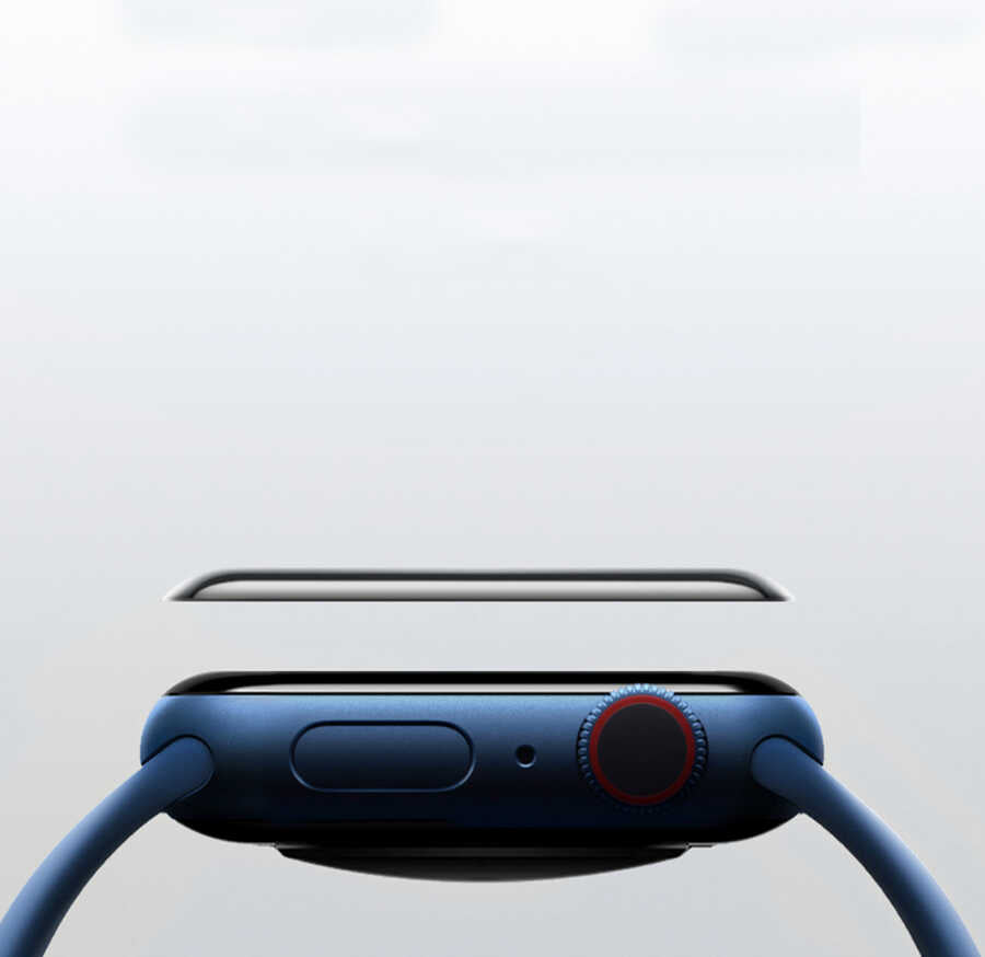 Apple Watch 38mm Wiwu iVista Watch Ekran Koruyucu Siyah