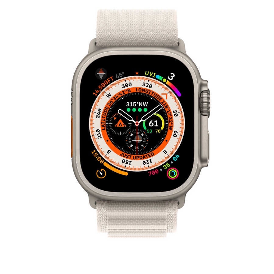 Apple Watch 40mm Kordon Wiwu WU-01 Hasır Örgü Strap Kayış Koyu Yeşil