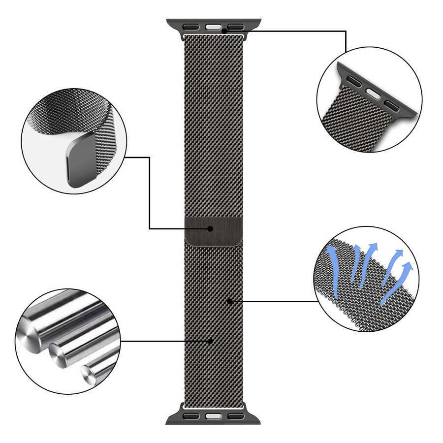 Apple Watch 40mm Wiwu Minalo Metal Kordon Gold