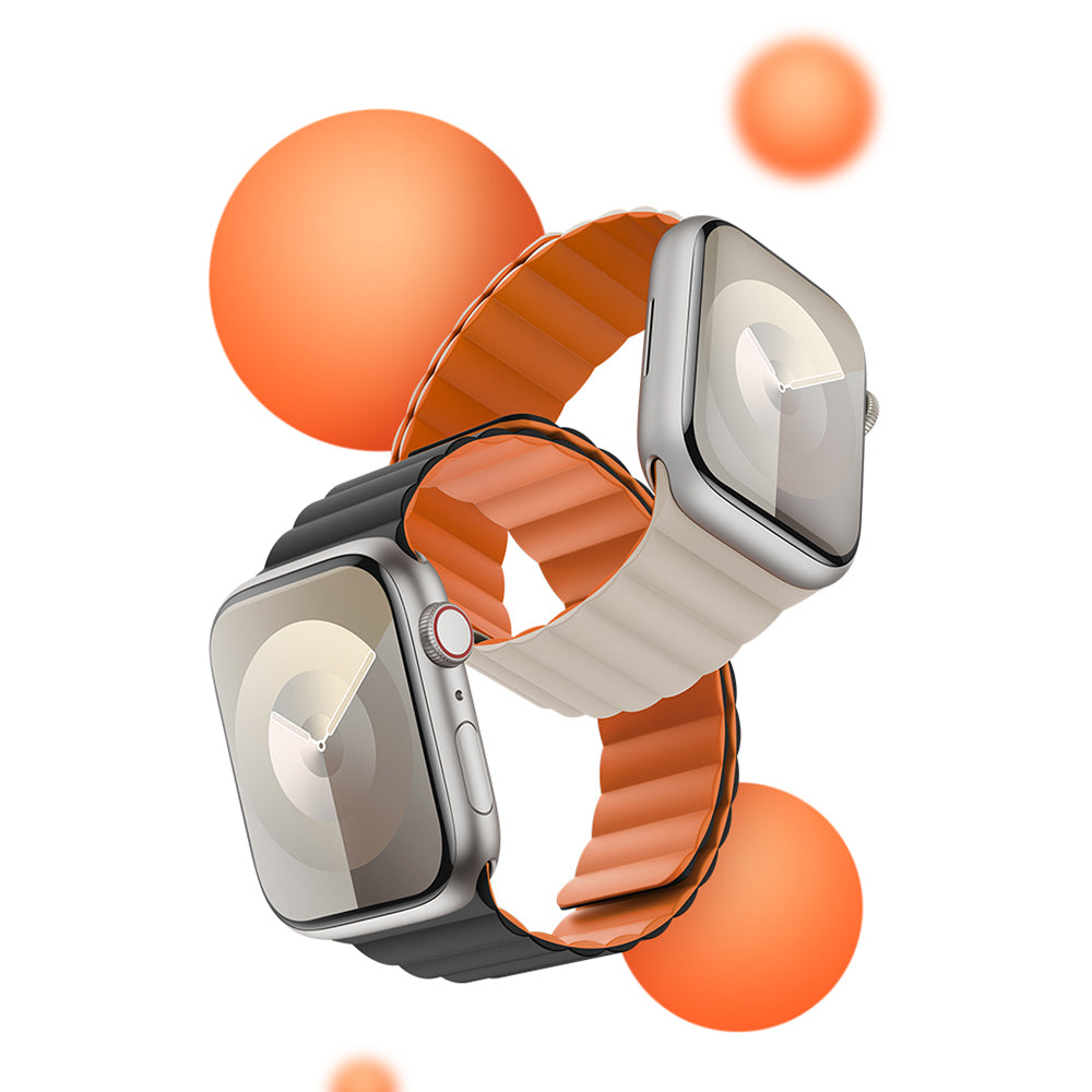 Apple Watch 42mm Benks Magnetik Tak Çıkar Silikon Strap Kayış Starlight