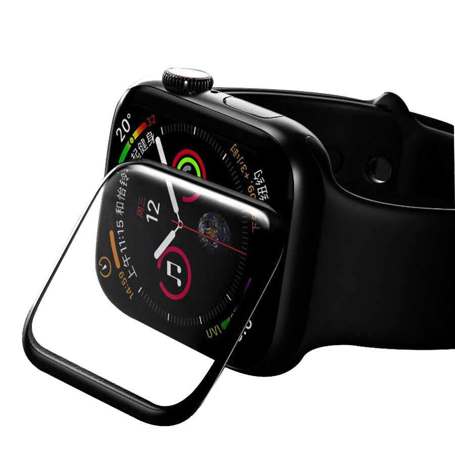 Apple Watch 42mm Wiwu iVista Watch Ekran Koruyucu Siyah