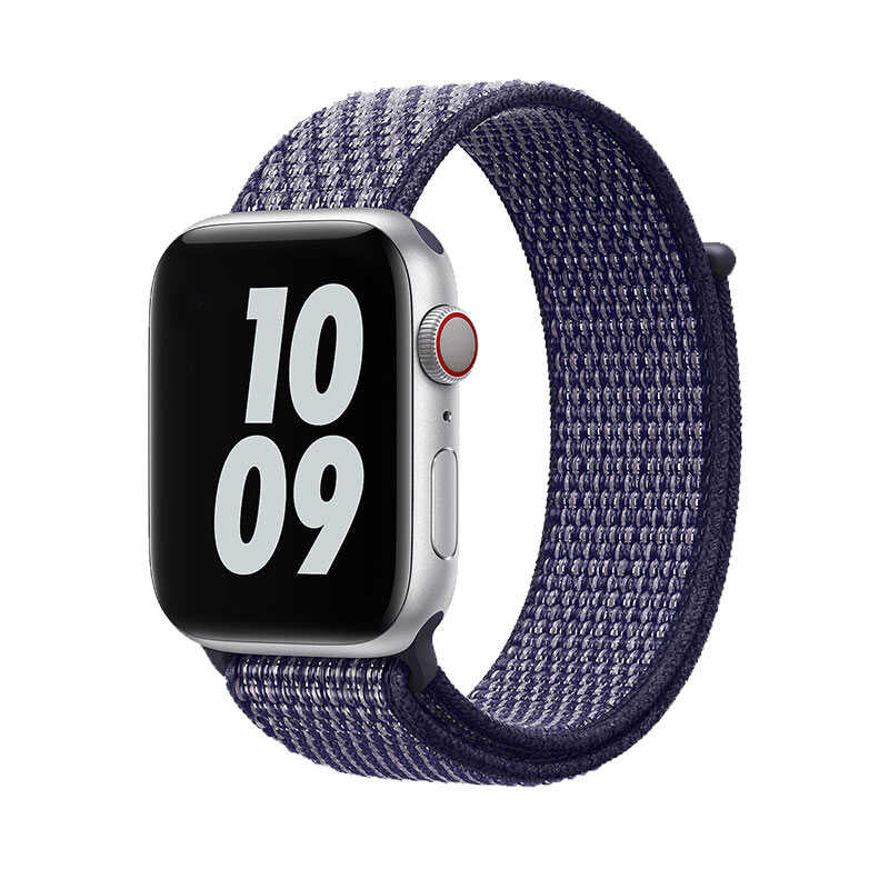 Apple Watch 42mm Wiwu Sport Loop Hasır Kordon Pembe