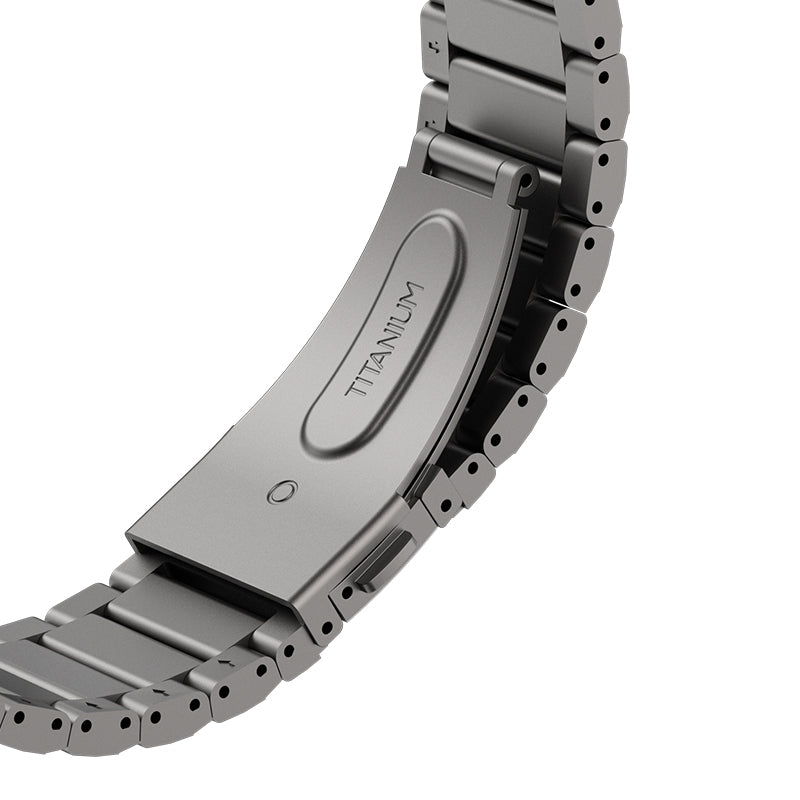 Apple Watch 44mm Benks Aero Titan Serisi Titanyum Metal Kordon Titanyum