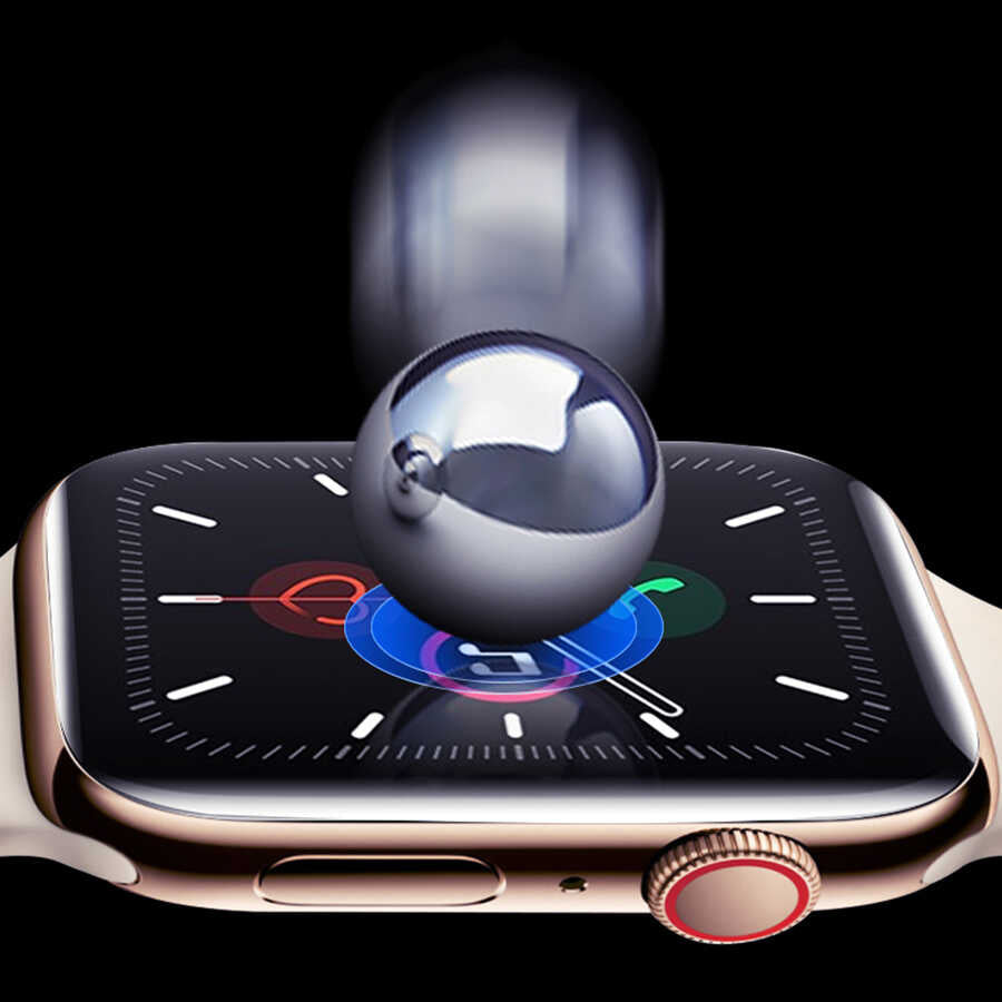 Apple Watch 44mm Wiwu iVista Watch Ekran Koruyucu Siyah