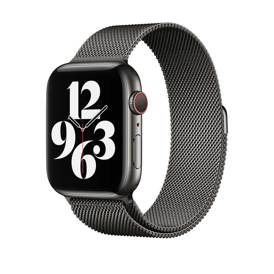 Apple Watch 44mm Wiwu Minalo Metal Kordon Siyah