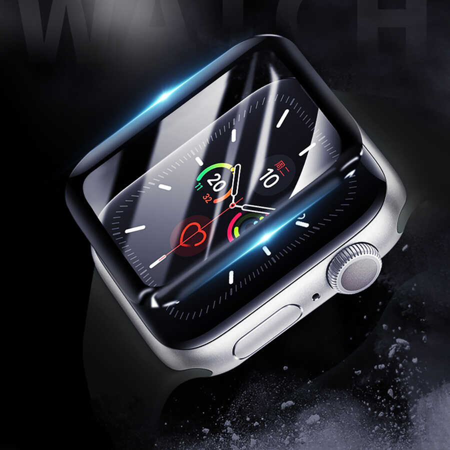 Apple Watch 7 41mm Wiwu iVista Watch Ekran Koruyucu Siyah