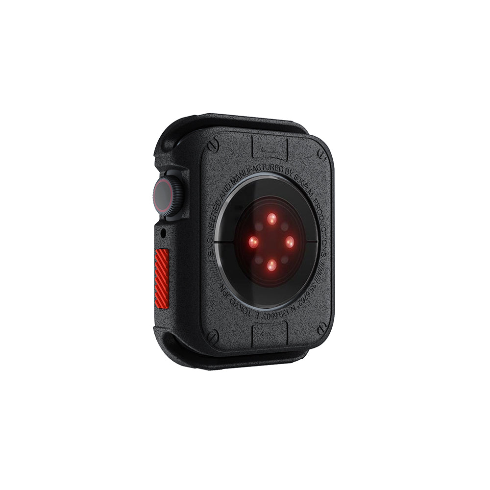 Apple Watch 7 45mm SkinArma Kurono Buzlu Tasarım Sert PC Kasa Koruyucu Beyaz