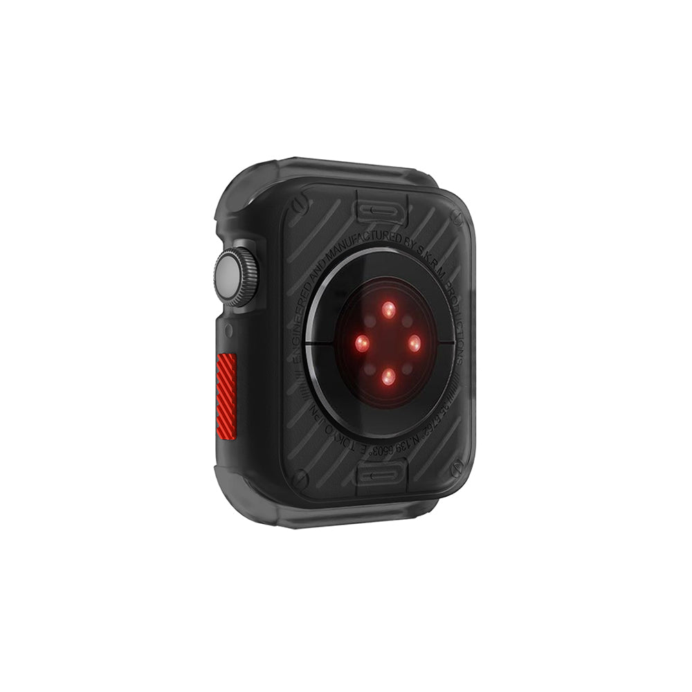 Apple Watch 7 45mm SkinArma Kurono Buzlu Tasarım Sert PC Kasa Koruyucu Mavi