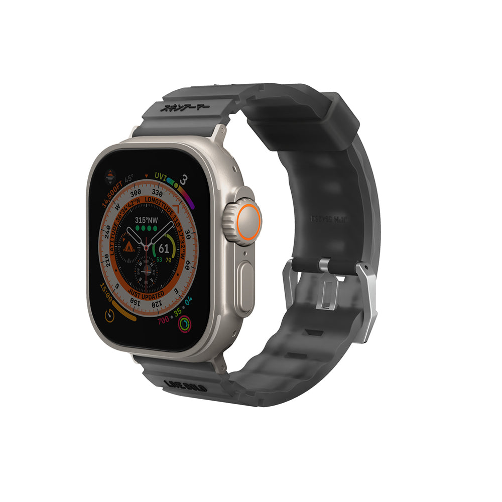 Apple Watch 7 45mm SkinArma New Shokku Silikon Kordon Beyaz
