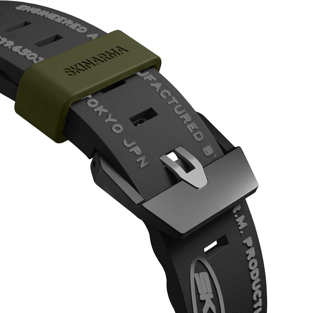 Apple Watch 7 45mm SkinArma Shokku Silikon Kordon Mavi Açık