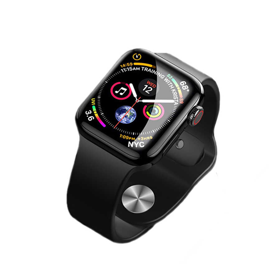 Apple Watch 7 45mm Wiwu iVista Watch Ekran Koruyucu Siyah