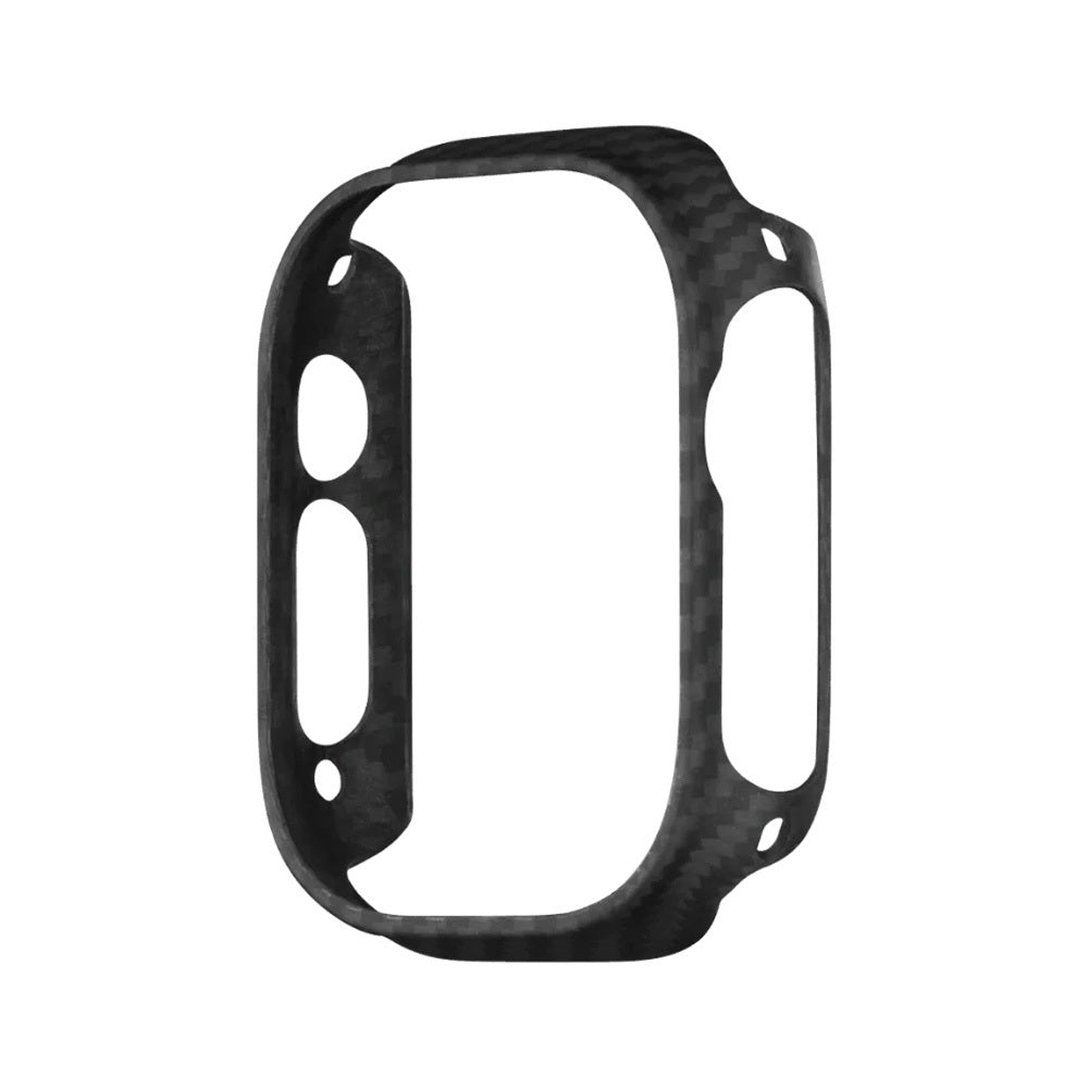 Apple Watch Ultra 49mm 600D Aramid Fiber Classic Serisi Kasa Koruyucu Pitaka Air Case Mavi