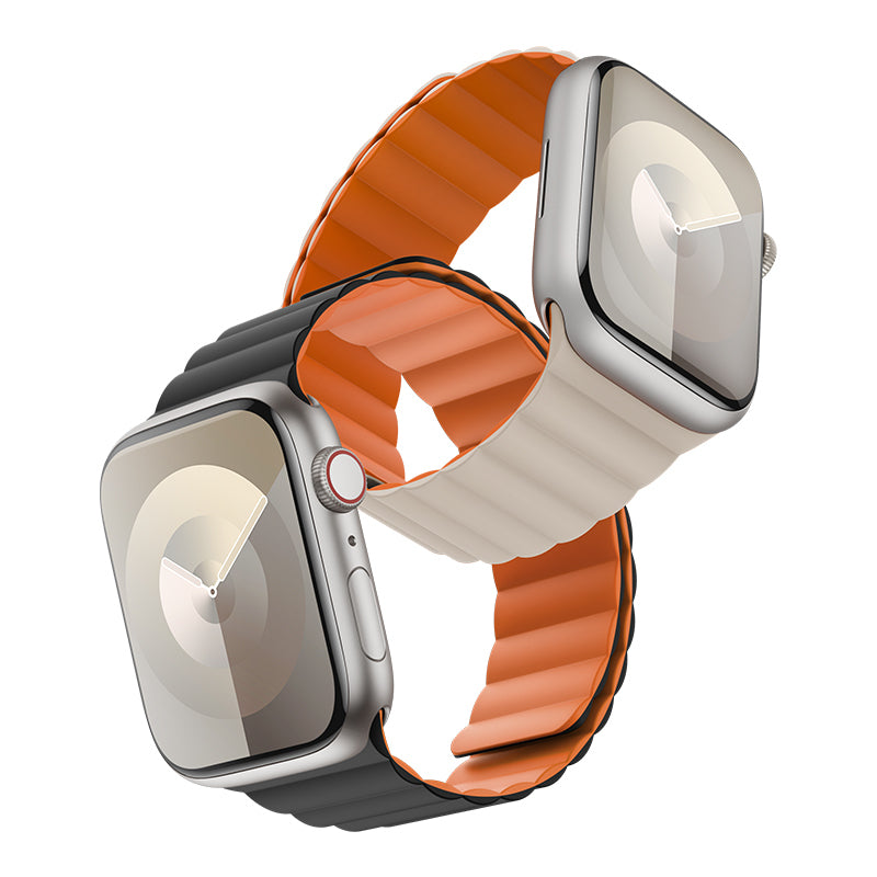 Apple Watch Ultra 49mm Benks Magnetik Tak Çıkar Silikon Strap Kayış Starlight