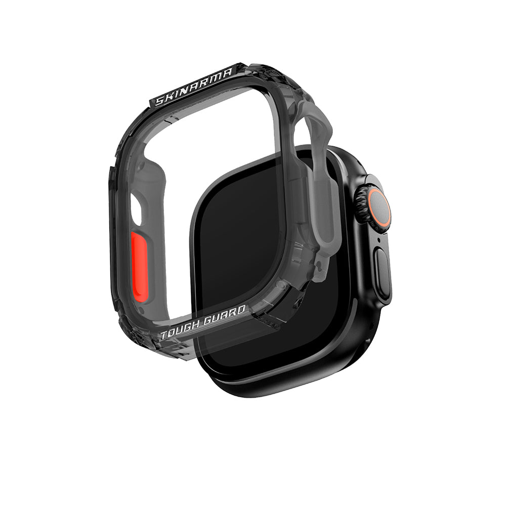 Apple Watch Ultra 49mm Skinarma Atom TPU Kasa Koruyucu Kırmızı