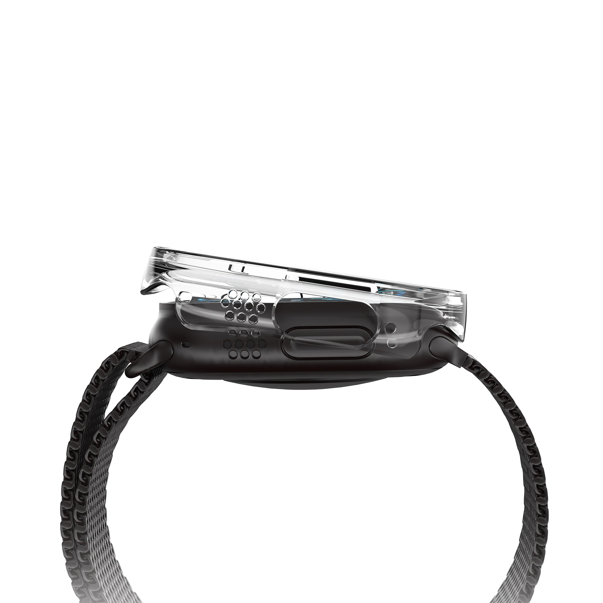 Apple Watch Ultra 49mm Wiwu JD-108 Kasa Koruyucu + HD Ekran Koruyucu Film Şeffaf