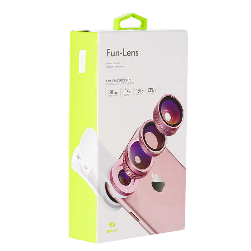 Benks Camera 4 in 1 Lens Rose Gold