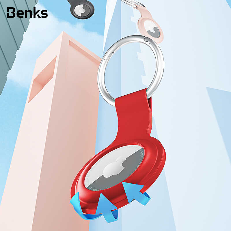 Benks Airtag Silikon Kılıf Yeşil